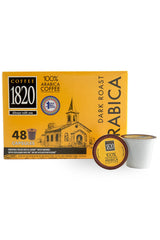 Café 1820 Classic packaging display of pods for easy at-home coffee