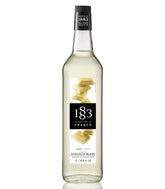 1883 MAISON ROUTIN white chocolate syrup bottle front view for premium beverages at home