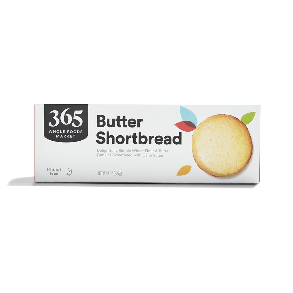 365 by Whole Foods Market Butter Shortbread pack 8 oz for dipping with tea