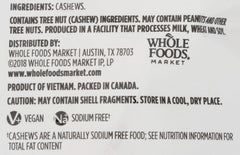 365 by Whole Foods Market cashews for baking and cooking; versatile pantry staple.