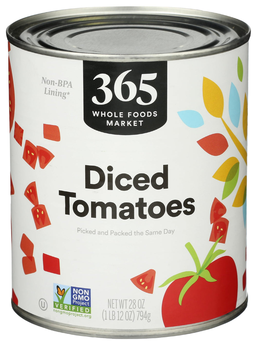 365 by Whole Foods Market diced tomatoes in natural juice for rich sauces
