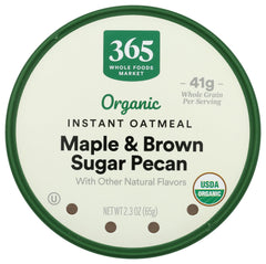 365 by Whole Foods Market closeup of ingredients shows pecans and oats in focus