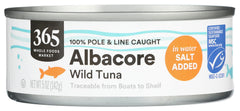 365 by Whole Foods Market albacore tuna in water can for quick protein-packed meals