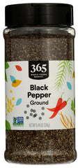 365 by Whole Foods Market black pepper bottle closeup for fresh everyday seasoning