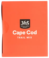 Individual 1.5-ounce pouch shows portion-controlled snacking from 365 Cape Cod mix