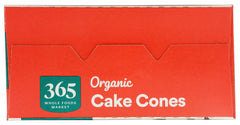 365 by Whole Foods Market cone stays crispy with frozen treats for dessert.