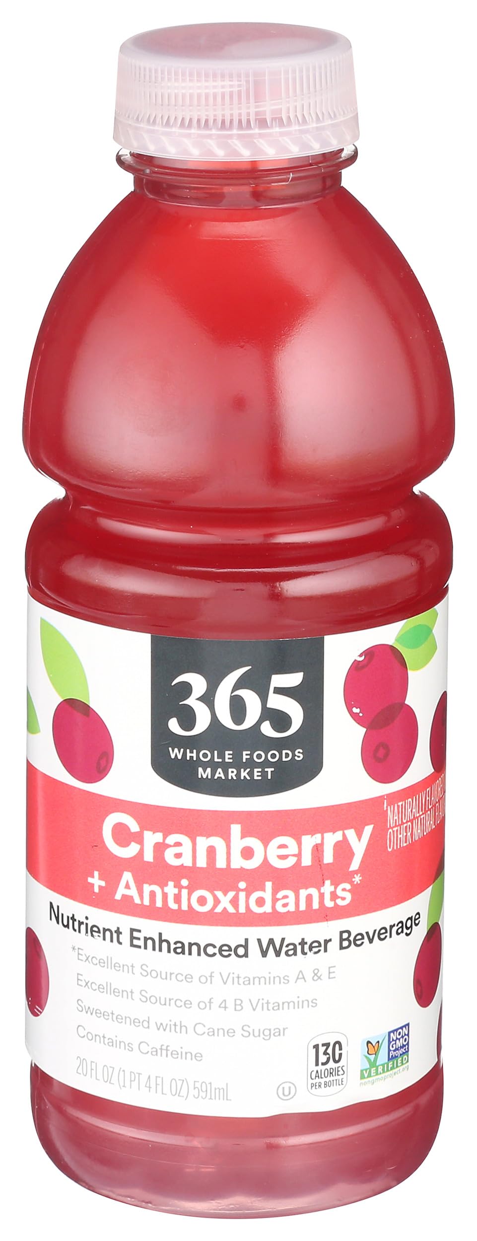 365 by Whole Foods Market cranberry antioxidant water bottle with crisp flavor