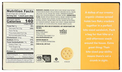 365 by Whole Foods Market crisp bite-size crackers ready for on-the-go snacking.