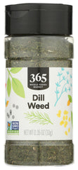 365 by Whole Foods Market dill weed jar for pickling and seafood flavor.