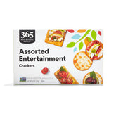 365 by Whole Foods Market entertaining crackers variety displayed with cheese and dips for elegant pairings