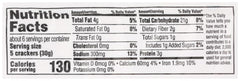 365 by Whole Foods Market crackers show a crunchy texture, ideal for dips