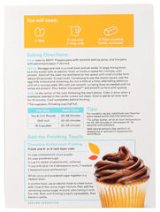 365 by Whole Foods Market gluten-free yellow cake mix batter pour shows smooth batter for fluffy results