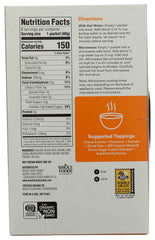 365 by Whole Foods Market maple brown sugar oatmeal packets microwave-ready for busy mornings