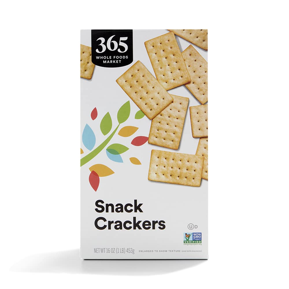 365 by Whole Foods Market natural buttery snack crackers outer pack, perfect for quick snacking