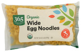 365 by Whole Foods Market organic wide egg noodles, uncooked bundle, ideal pantry staple for versatile meals.