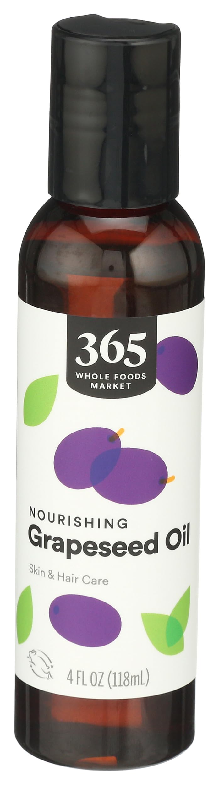 365 by Whole Foods Market nourishing grapeseed oil bottle for daily skin and hair care