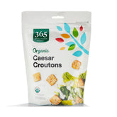365 by Whole Foods Market Organic Caesar Croutons bag – crisp texture for salads