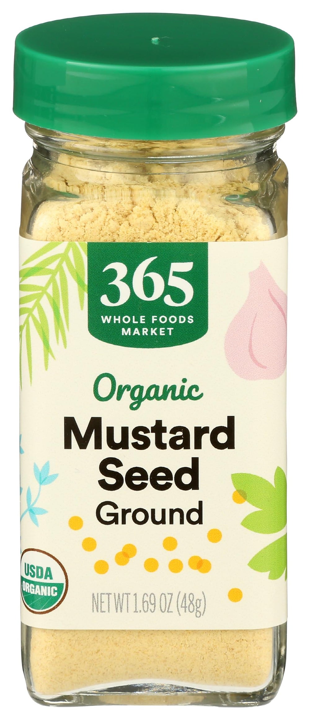 365 by Whole Foods Market organic ground mustard seed jar for everyday cooking