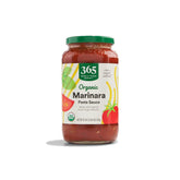 365 by Whole Foods Market Organic Marinara Bottle, ideal for quick weeknight meals