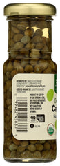 365 by Whole Foods Market capers in brine jar, convenient pantry staple for Mediterranean dishes.
