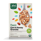 365 by Whole Foods Market Organic Oat & Honey Granola bag for a wholesome breakfast