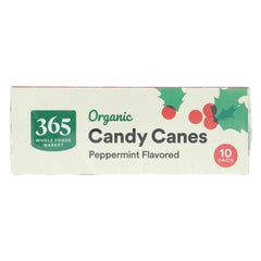 Individually wrapped 365 by Whole Foods Market candy canes ensure freshness and sharing