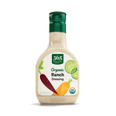 365 by Whole Foods Market Organic Ranch Dressing bottle ready to top salads