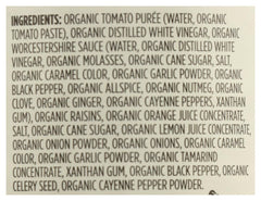 365 by Whole Foods Market Organic Steak Sauce label closeup shows organic and vegan certification