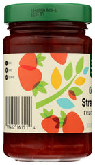 365 by Whole Foods Market organic strawberry spread ingredients close-up highlights natural fruit pectin