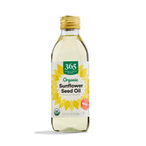365 by Whole Foods Market organic sunflower seed oil bottle pour for versatile cooking