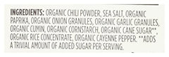 365 by Whole Foods Market seasoning ingredients label emphasizing organic, non-GMO quality