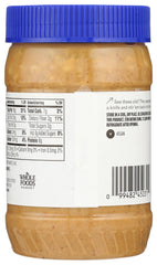 365 by Whole Foods Market peanut butter crunchy oil separation highlights natural settling.