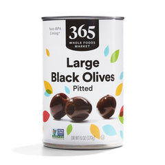 365 by Whole Foods Market ripe large pitted olives for salads, buttery flavor
