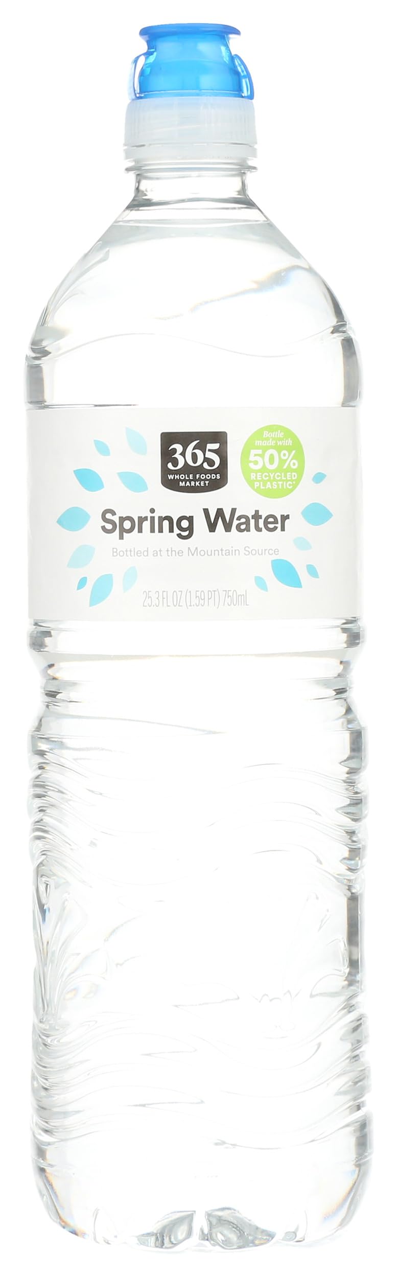 365 by Whole Foods Market spring water bottle with sport cap for active hydration