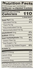 365 by Whole Foods Market Organic Mini Pretzel Twists closeup salt – crisp, dip-friendly texture