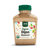 365 by Whole Foods Market Dijon Mustard jar front, pantry staple flavor.
