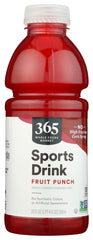 365 by Whole Foods Market Fruit Punch Sports Drink bottle for on-the-go hydration