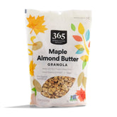 365 Maple & Almond Butter Granola pack, ideal pantry staple for quick breakfasts