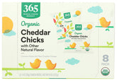 365 by Whole Foods Market organic cheddar chick crackers in an eight-pack for easy lunches
