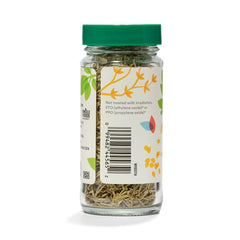365 by Whole Foods Market organic rosemary in a glass jar emphasizes freshness and pantry access.