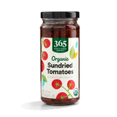 365 by Whole Foods Sundried Tomatoes in Olive Oil jar front, ideal flavor booster