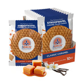 3Bros Stroopwafels Dutch caramel-filled waffles, perfect with coffee