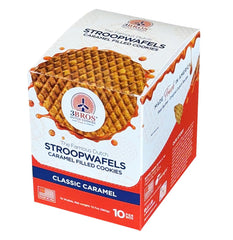 3Bros Stroopwafels individually wrapped 10-count box