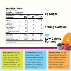 4C Energy Rush Stix orange packet on table for quick pick-me-up