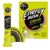 4C Energy Rush Stix Citrus bottle pour shows refreshing hydration for on-the-go use