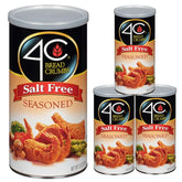 4C salt-free seasoned bread crumbs in a 12oz pack for flavorful meals.