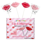 4E's Novelty lip lollipops 24-pack ready for classroom celebrations