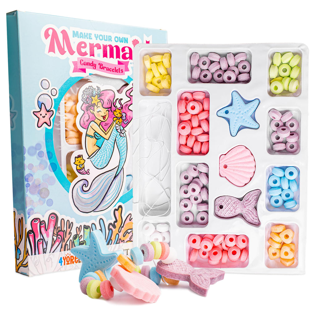 4YoreElves Mermaid Candy Kit packaging with ocean theme, ideal for party prep