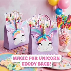 4YoreElves unicorn candy bracelets kids joy demonstrates party-ready goody bag filler.