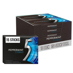 5 GUM Peppermint Cobalt bulk box shown for on-the-go breath freshening.